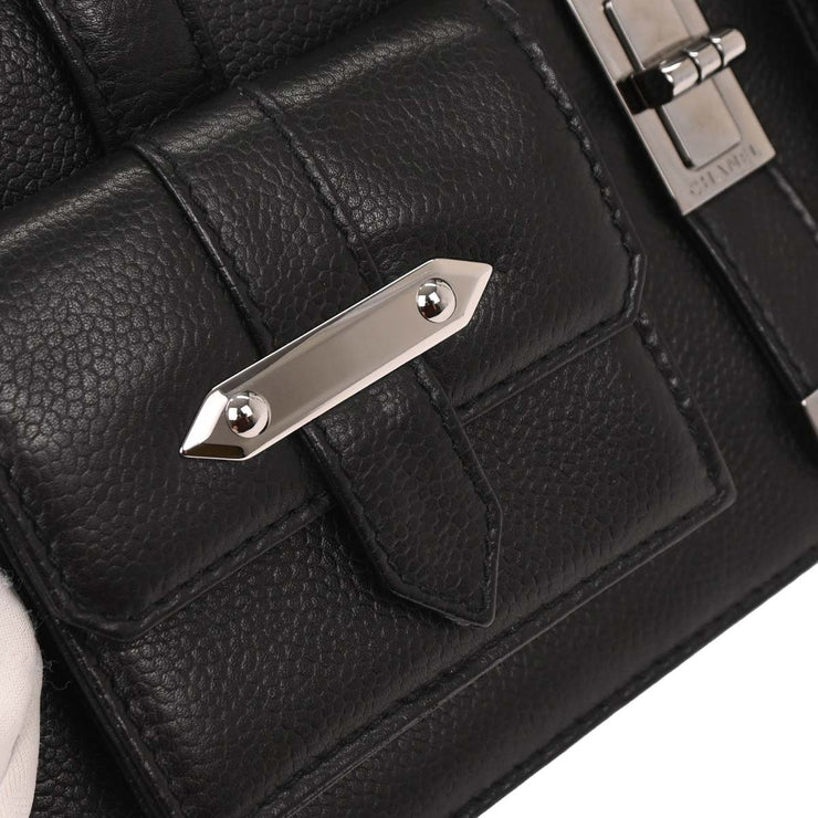 Chanel Black Calfskin Handbag 196098