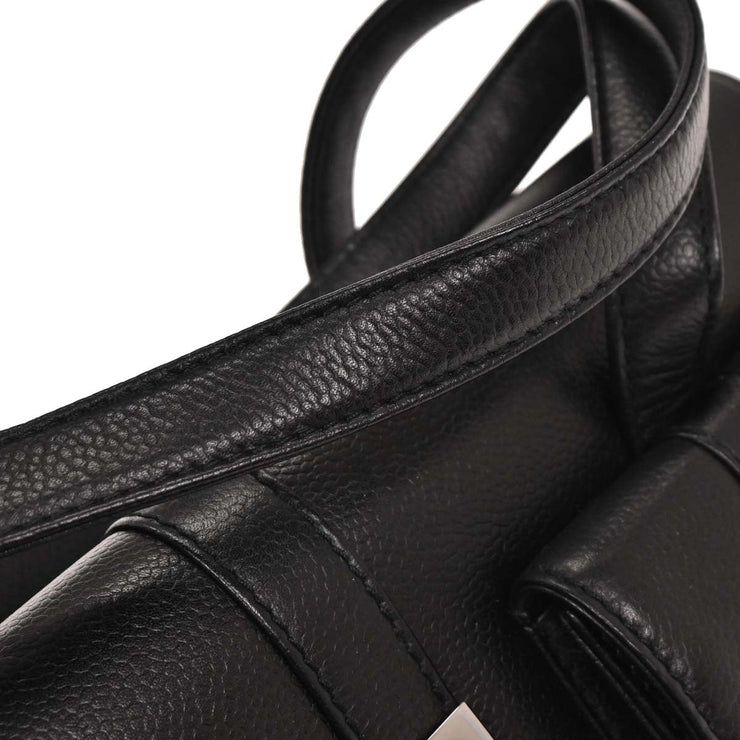 Chanel Black Calfskin Handbag 196098