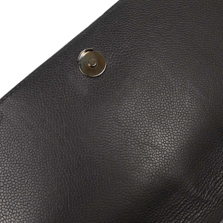 Chanel Black Calfskin Handbag 196098
