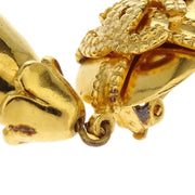 Chanel Dangle Earrings Clip-On Gold 97A 196113