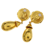 Chanel Dangle Earrings Clip-On Gold 97A 196113