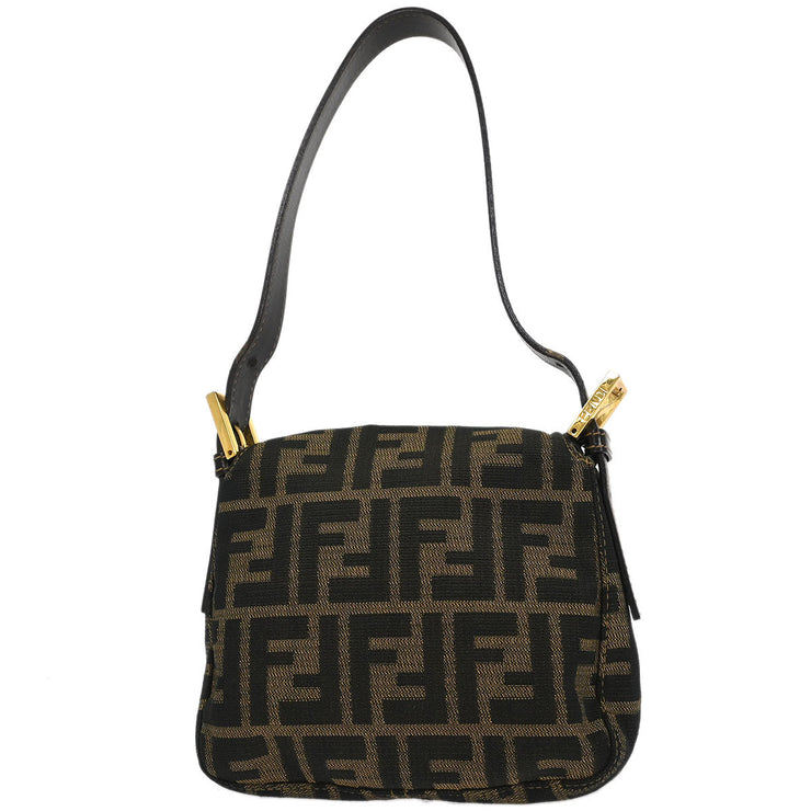 Fendi Brown Canvas Zucca Handbag 196121