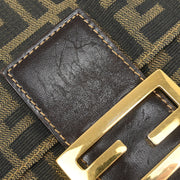 Fendi Brown Canvas Zucca Handbag 196121