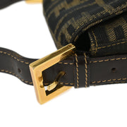 Fendi Brown Canvas Zucca Handbag 196121