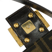 Fendi Brown Canvas Zucca Handbag 196121