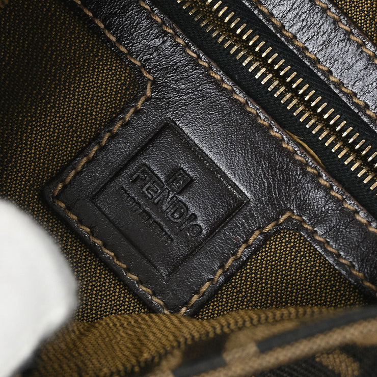 Fendi Brown Canvas Zucca Handbag 196121