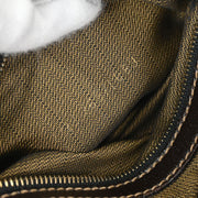Fendi Brown Canvas Zucca Handbag 196121