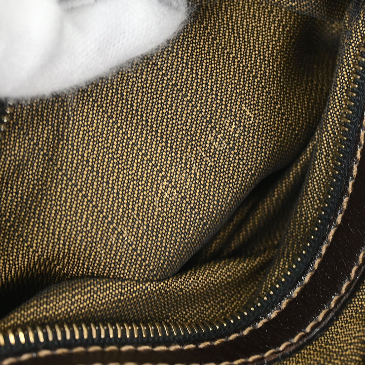Fendi Brown Canvas Zucca Handbag 196121