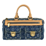 Louis Vuitton Blue Monogram Denim Neo Speedy Handbag M95019 SP0095 196129
