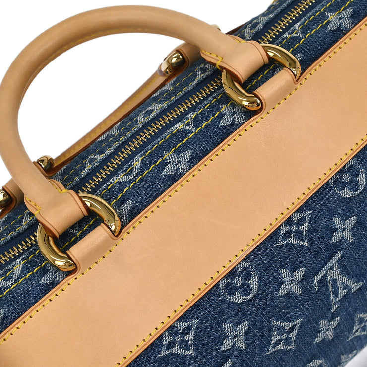 Louis Vuitton Blue Monogram Denim Neo Speedy Handbag M95019 SP0095 196129