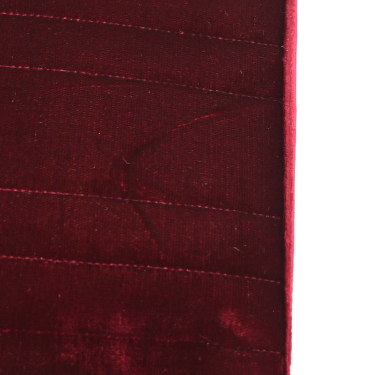 Chanel Bordeaux Velvet Mademoiselle Chain Handbag 196137