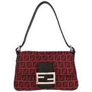 Fendi Red Zucchino Handbag 3677 8BR180 029 196142