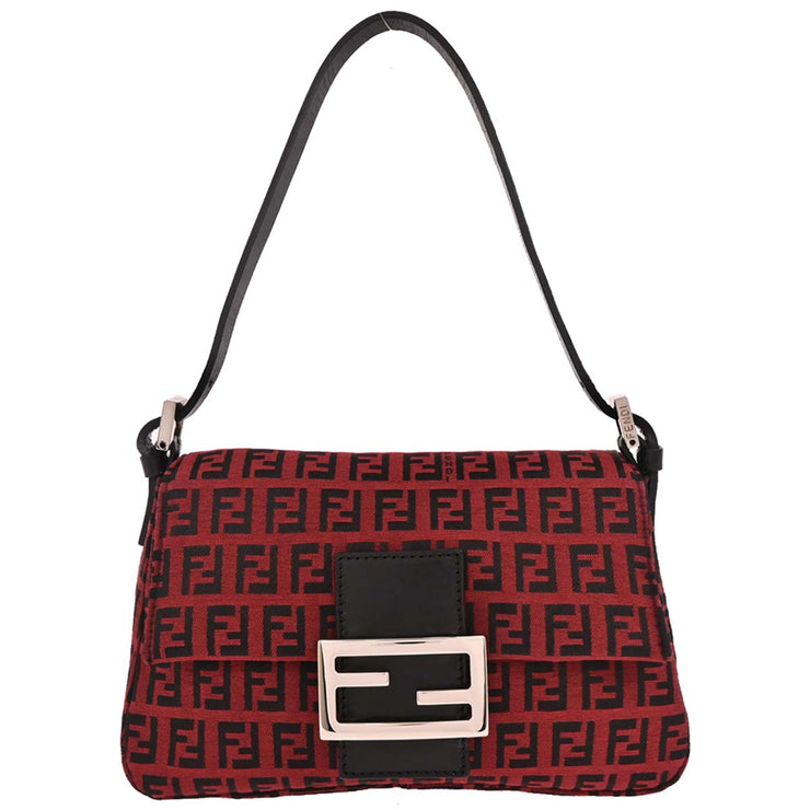 Fendi Red Zucchino Handbag 3677 8BR180 029 196142