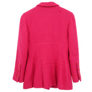 Chanel Single Breasted Jacket Pink 95P #36 196143