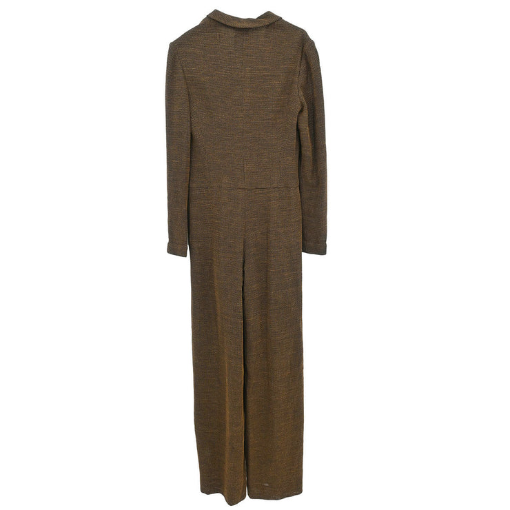 Chanel Jumpsuit Brown 97A #40 196144