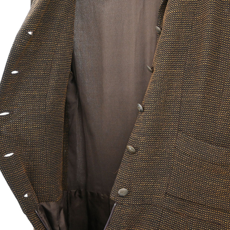 Chanel Jumpsuit Brown 97A #40 196144