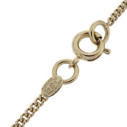 Chanel Cambon Ligne Chain Necklace Pendant Gold Pink 05C 196150