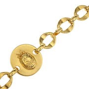 Chanel Chain Belt Icon Medallion Gold Small Good 196151