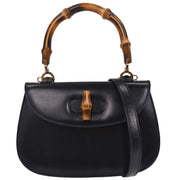 Gucci Black Bamboo 2way Handbag 000¥1014¥0188/0 196156