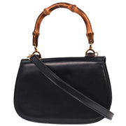 Gucci Black Bamboo 2way Handbag 000¥1014¥0188/0 196156