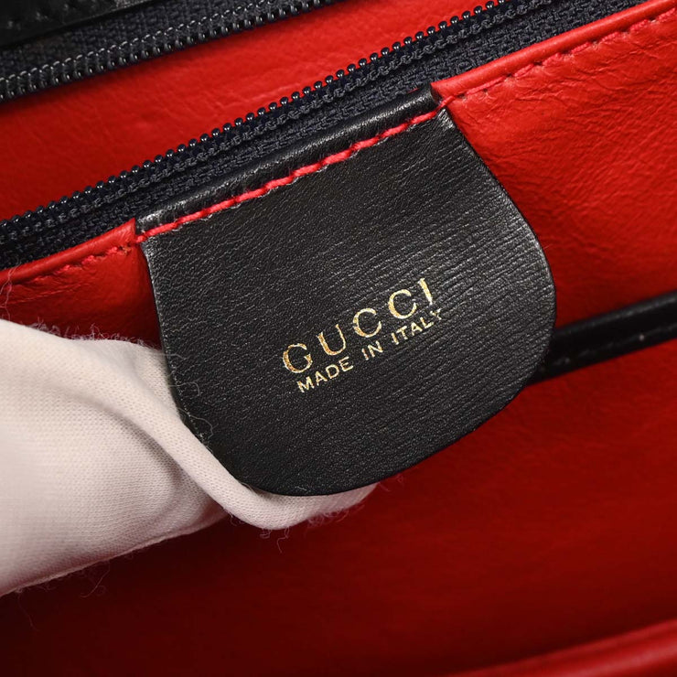 Gucci Black Bamboo 2way Handbag 000¥1014¥0188/0 196156