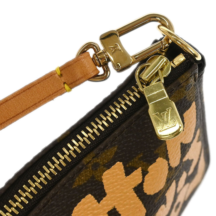 Louis Vuitton Beige Graffiti Pochette Accessoires Handbag M92193 AR0041 196157