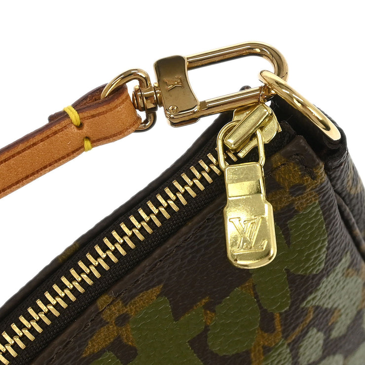 Louis Vuitton khaki Graffiti Pochette Accessoires Handbag M92191 AR0071 196158