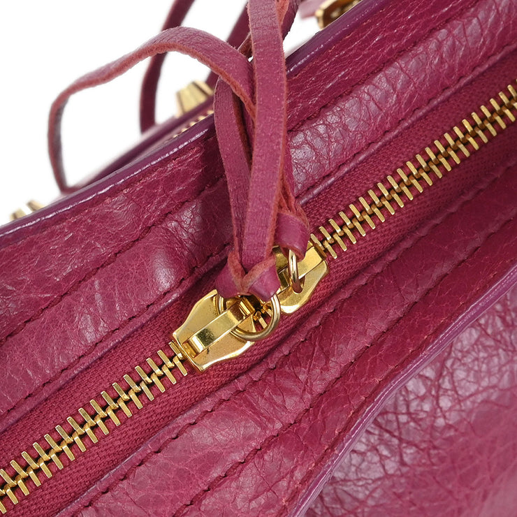 Balenciaga Pink Classic Mini City 2way Handbag 300295.5542.A.1669 196159