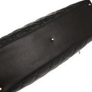 Chanel Black Calfskin Travel Bowling Bag 196161