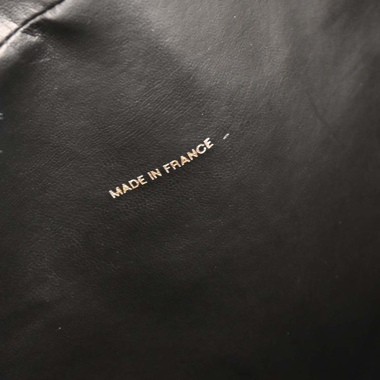 Chanel Black Calfskin Travel Bowling Bag 196161