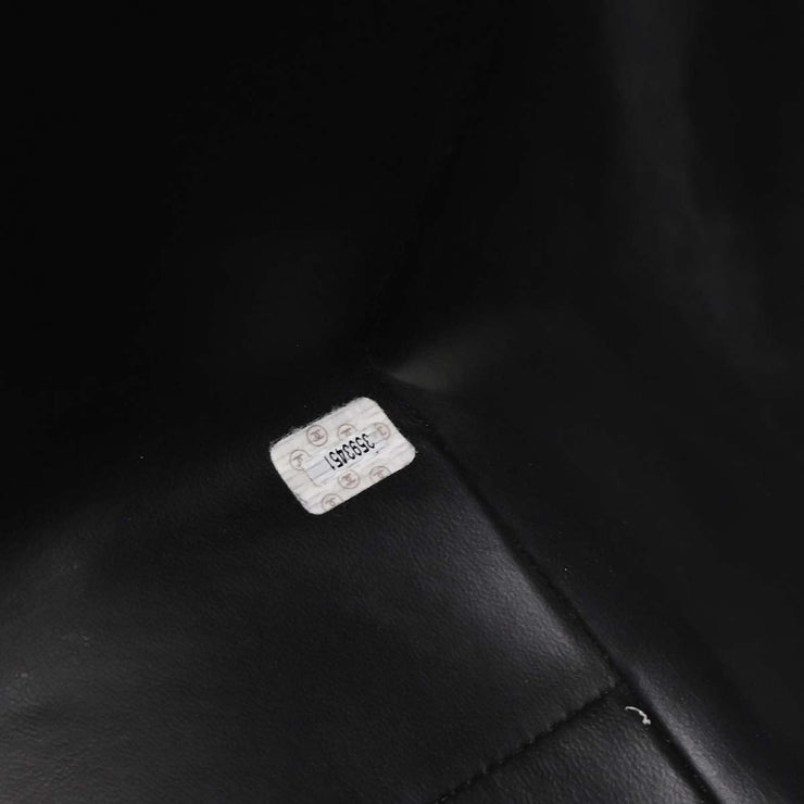 Chanel Black Calfskin Travel Bowling Bag 196161