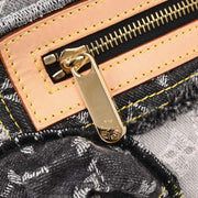 Louis Vuitton Monogram Denim Patchwork Bowly Shoulder Bag M95377 CE1057 196162