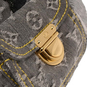 Louis Vuitton Monogram Denim Patchwork Bowly Shoulder Bag M95377 CE1057 196162