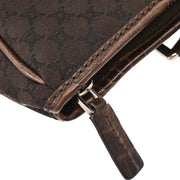 Celine Brown Canvas Embossed Leather Macadam Tote Handbag WC-ST-0059 196165