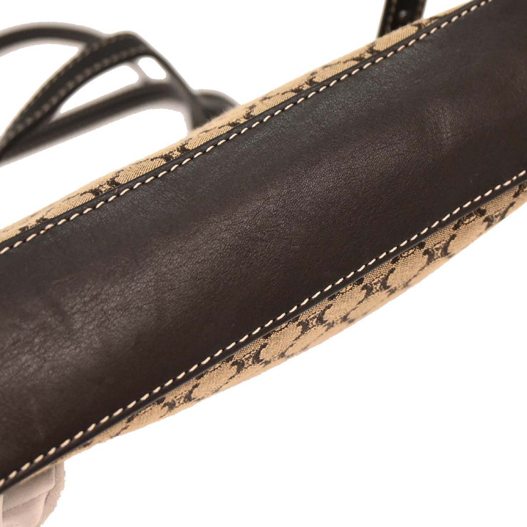Celine Beige Canvas Macadam Shoulder Bag YS00/55 196166