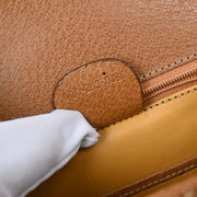 Gucci Brown Pigskin Bamboo 2way Handbag 000-2113-0188 196172