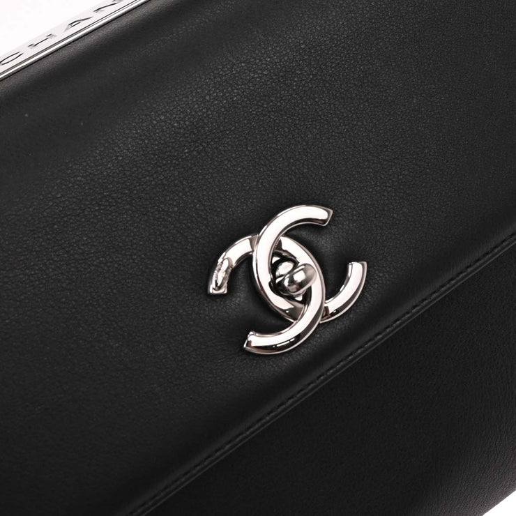 Chanel Black Lambskin Trendy CC 2way Handbag 196173