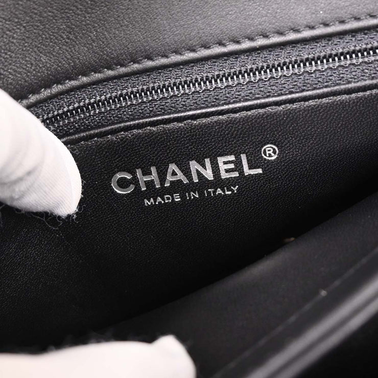Chanel Black Lambskin Trendy CC 2way Handbag 196173
