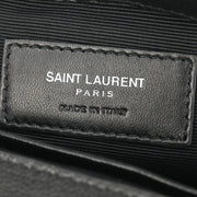 Saint Laurent Black Baby Chai Punk Frilled Shoulder Bag 196176