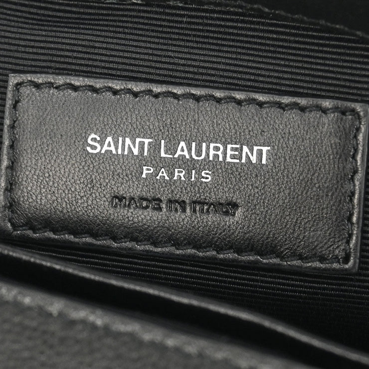 Saint Laurent Black Baby Chai Punk Frilled Shoulder Bag 196176