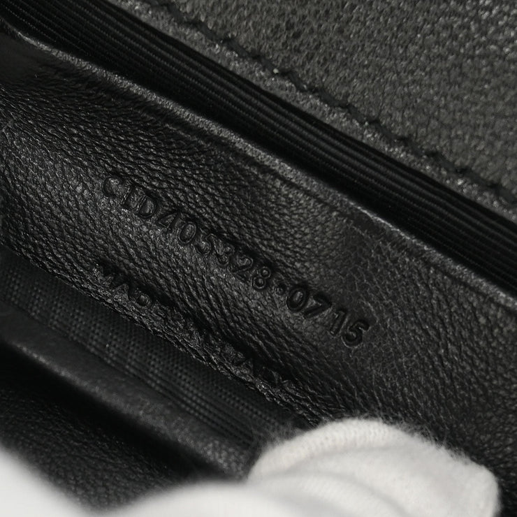 Saint Laurent Black Baby Chai Punk Frilled Shoulder Bag 196176