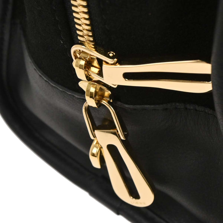 Loewe Black Suede Leather Amazona 28 Handbag 051403 196182