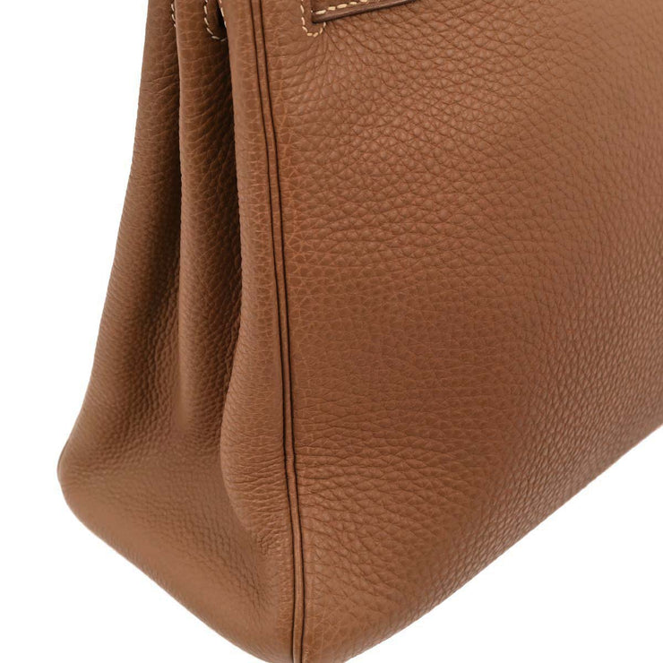 Hermes Gold Togo Kelly 32 Retourne 2way Handbag  Square:C 11F 196186