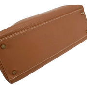 Hermes Gold Togo Kelly 32 Retourne 2way Handbag  Square:C 11F 196186