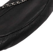 Chanel Black Calfskin Half-Moon WOC Wallet On Chain 196189