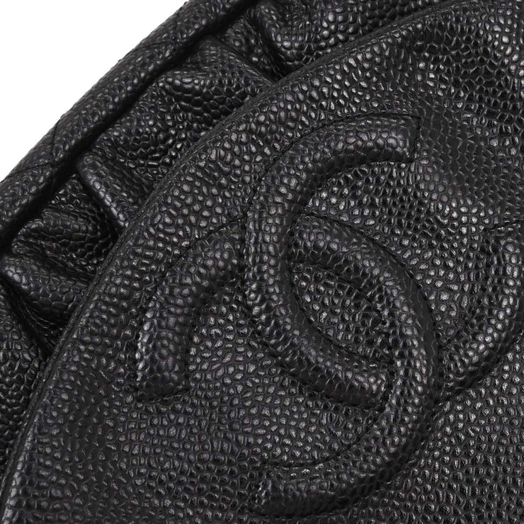 Chanel Black Calfskin Half-Moon WOC Wallet On Chain 196189