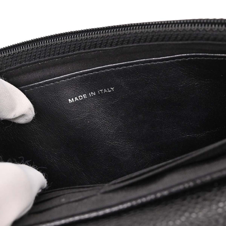 Chanel Black Calfskin Half-Moon WOC Wallet On Chain 196189