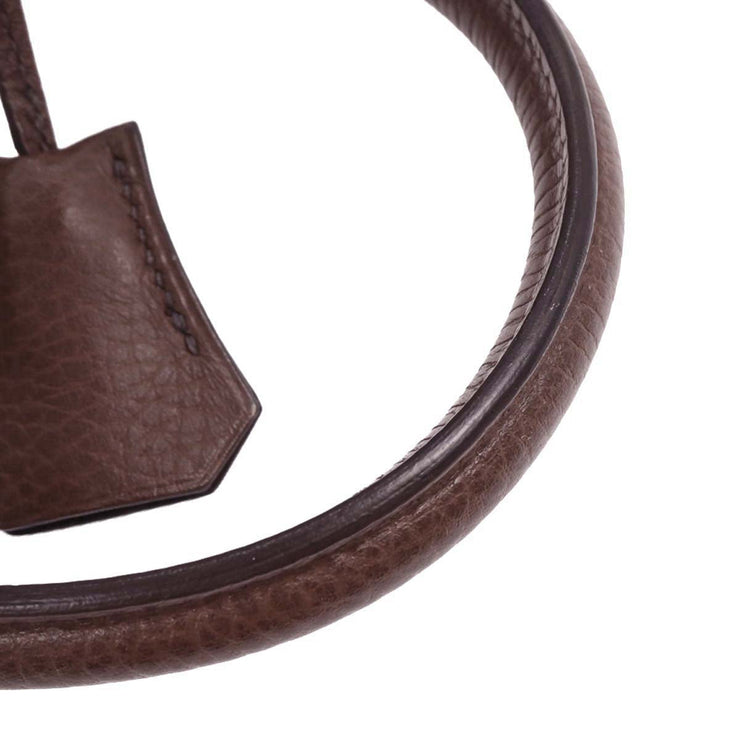 Hermes Marron Ardennes Birkin 30 Handbag  Square:D28 196191