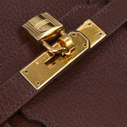 Hermes Marron Ardennes Birkin 30 Handbag  Square:D28 196191