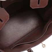 Hermes Marron Ardennes Birkin 30 Handbag  Square:D28 196191